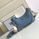 Prada Re-Edition 2005 Shoulder Bag In Blue Saffiano Leather