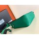 Prada Triangle Shoulder Bag In Green Saffiano Leather