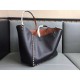 Valentino Rockstud Medium Reversible Tote Bag Noir