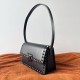 Valentino Rockstud23 Shoulder Bag in Black Calfskin