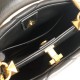 Valentino Roman Stud Small Handle Bag In Black Nappa Leather