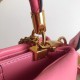 Valentino Roman Stud Small Handle Bag In Pink Nappa Leather