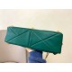 Valentino Roman Stud Large Chain Bag In Green Nappa Leather