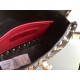 Valentino Rockstud Spike Small Bag In Black Nappa Lambskin