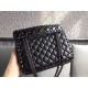 Valentino Rockstud Spike Medium Bag In Black Nappa Lambskin