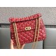 Valentino Rockstud Spike Medium Bag In Red Nappa Lambskin