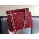 Valentino Rockstud Spike Large Bag In Red Nappa Lambskin