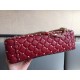 Valentino Rockstud Spike Large Bag In Red Nappa Lambskin