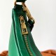 Valentino Stud Sign Hobo Bag In Green Calfskin