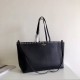 Valentino Rockstud Large Shopping Bag In Black Leather