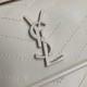 Saint Laurent Niki Medium Chain Bag In White Lambskin