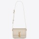 Saint Laurent Small Solferino Bag In White Calfskin