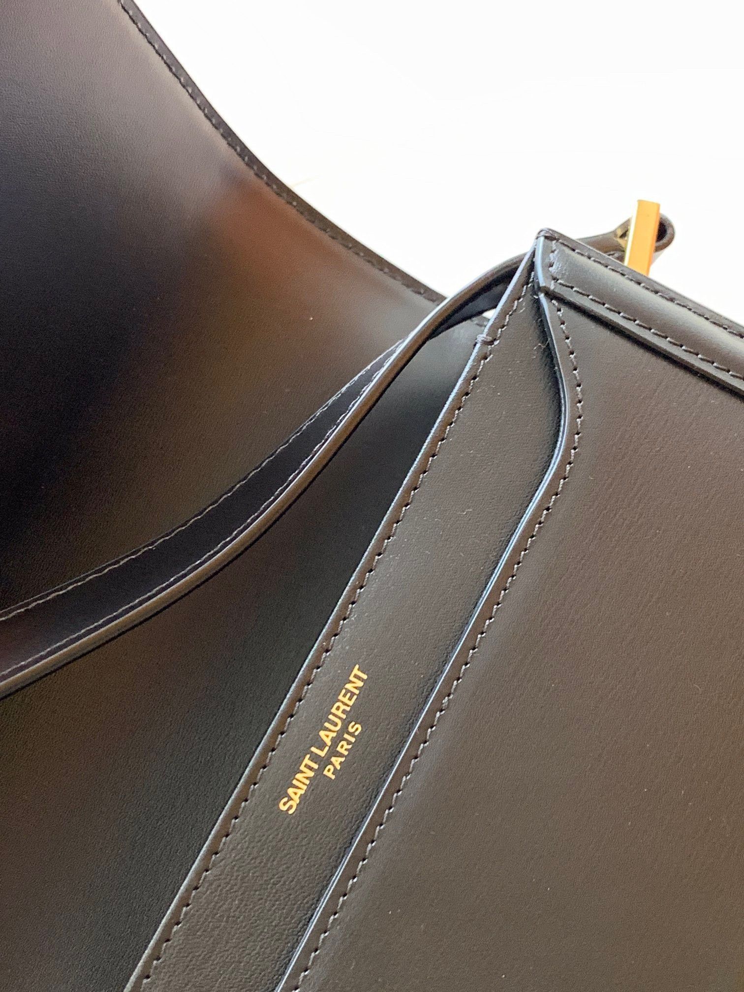 Saint Laurent Small Solferino Bag In Black Calfskin