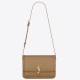 Saint Laurent Medium Solferino Bag In Camel Calfskin